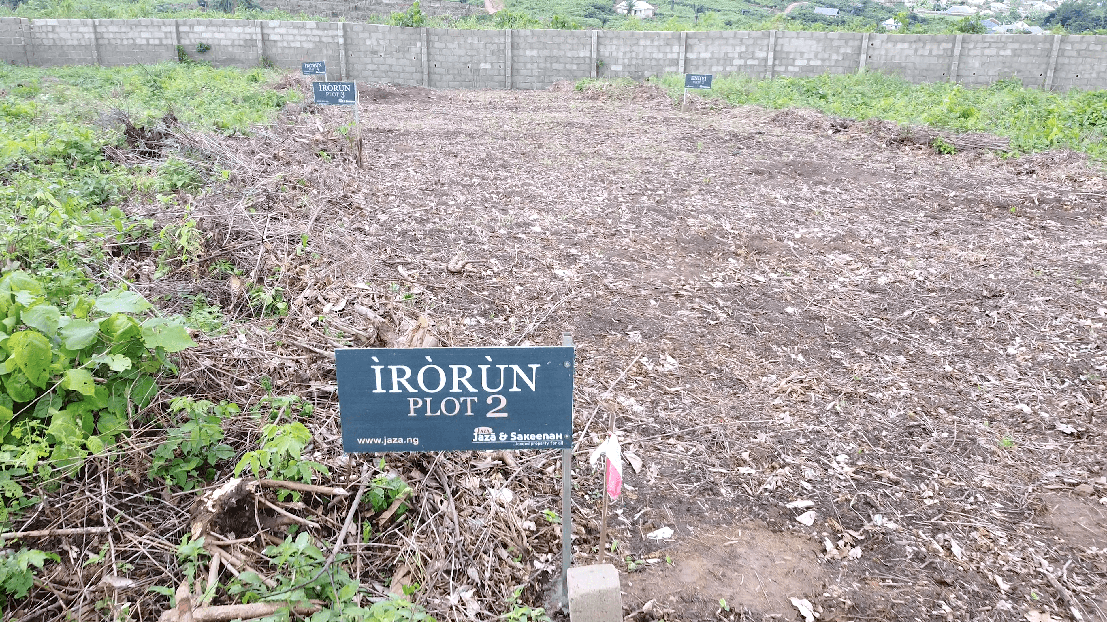 Verified, surveyed land parcel ready for allocation